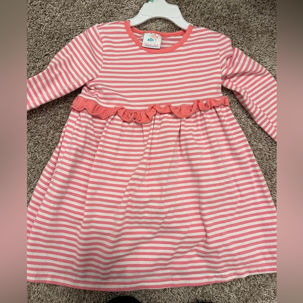 Stitchy Fish pink dress girls size 3